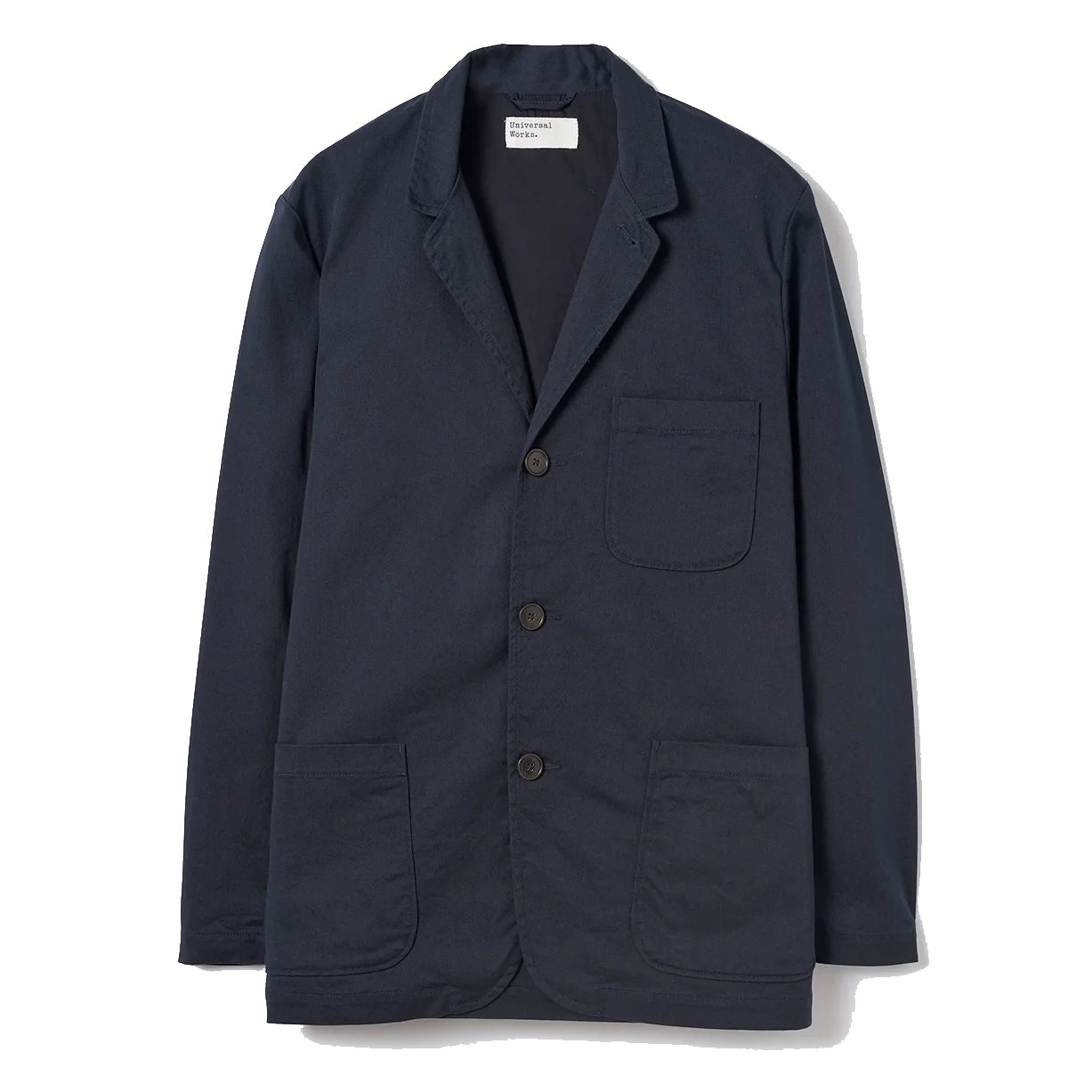 Three Button Jacket - Navy Twill