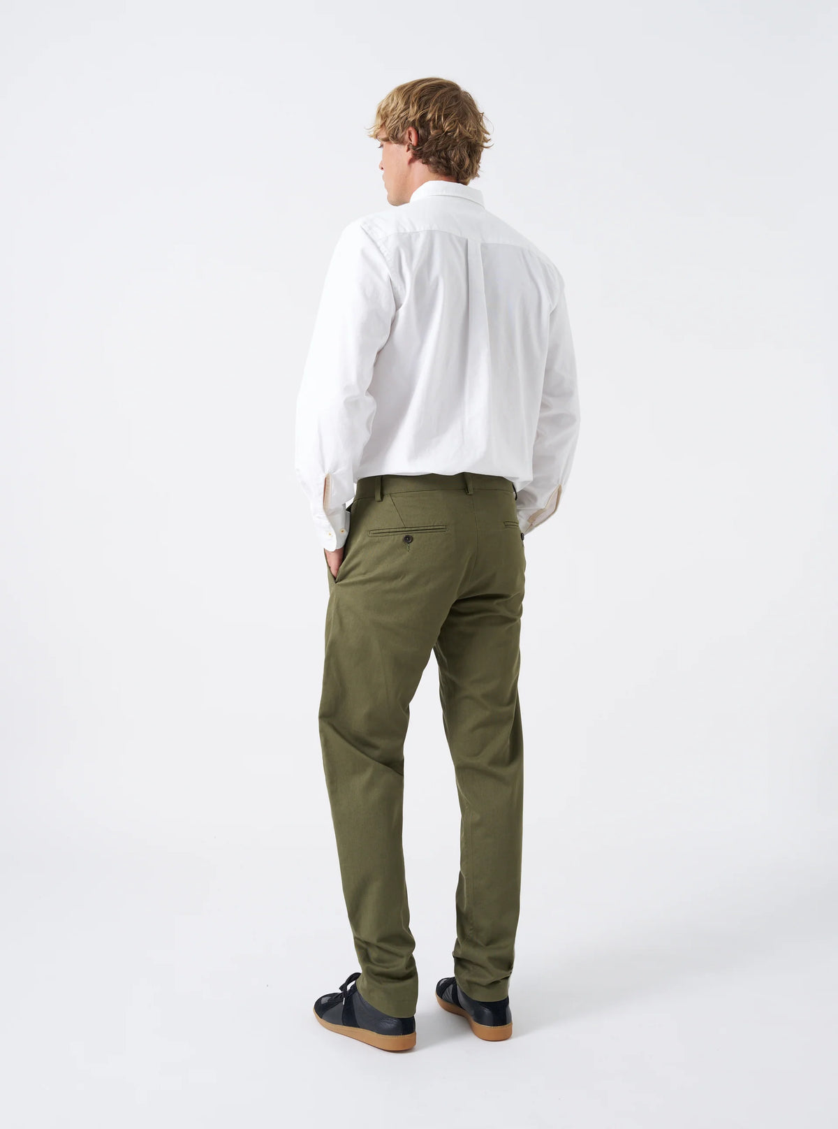 Aston Pant - Light Olive Twill