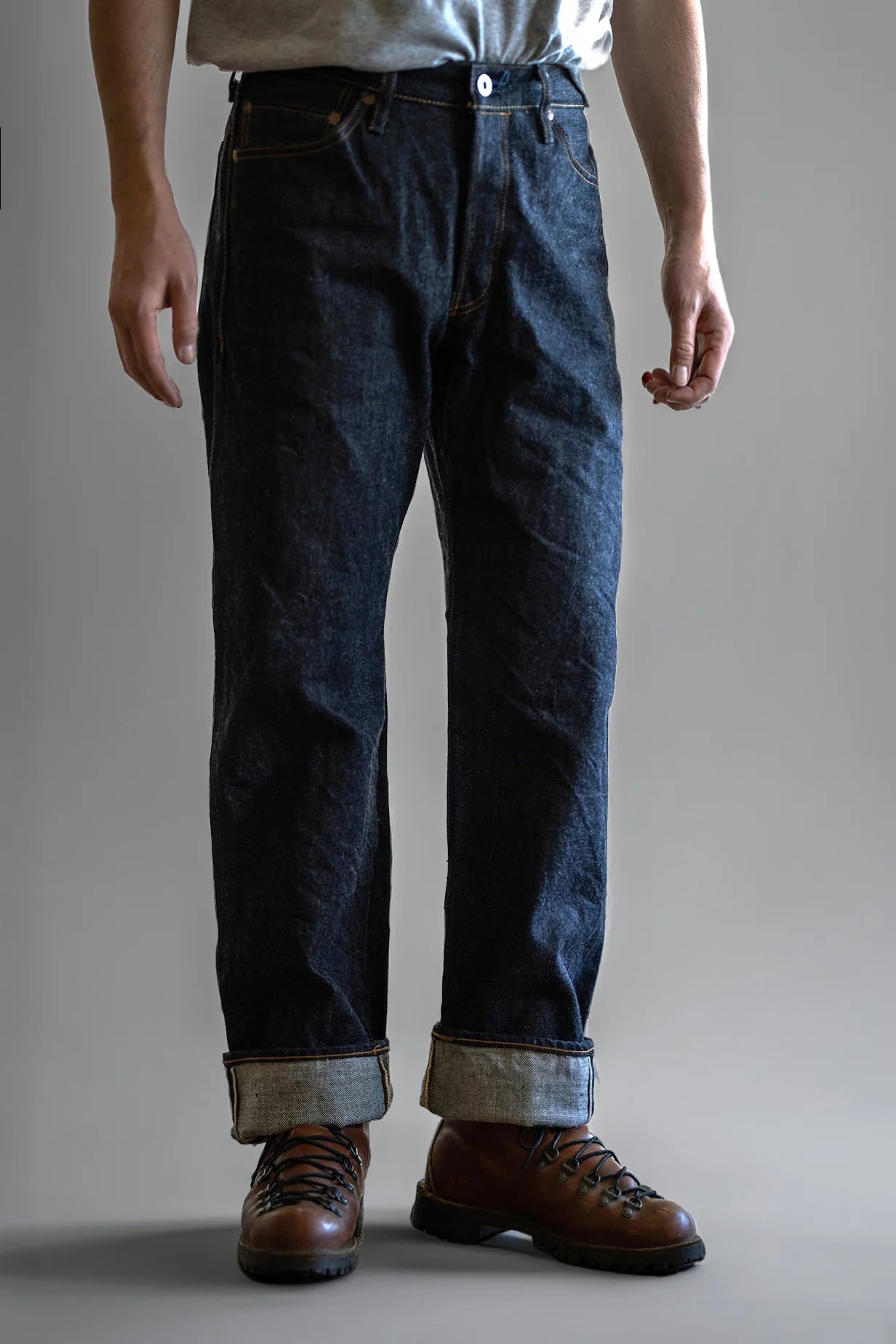 Heavy Gauge 17oz M1803 Straight Jeans - One Wash