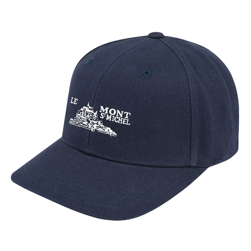 Avila Embroidered Cap - Navy