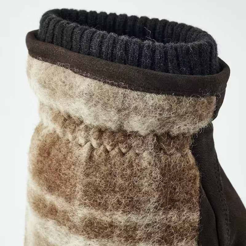 Noah Nubuck Gloves - Brown Multi