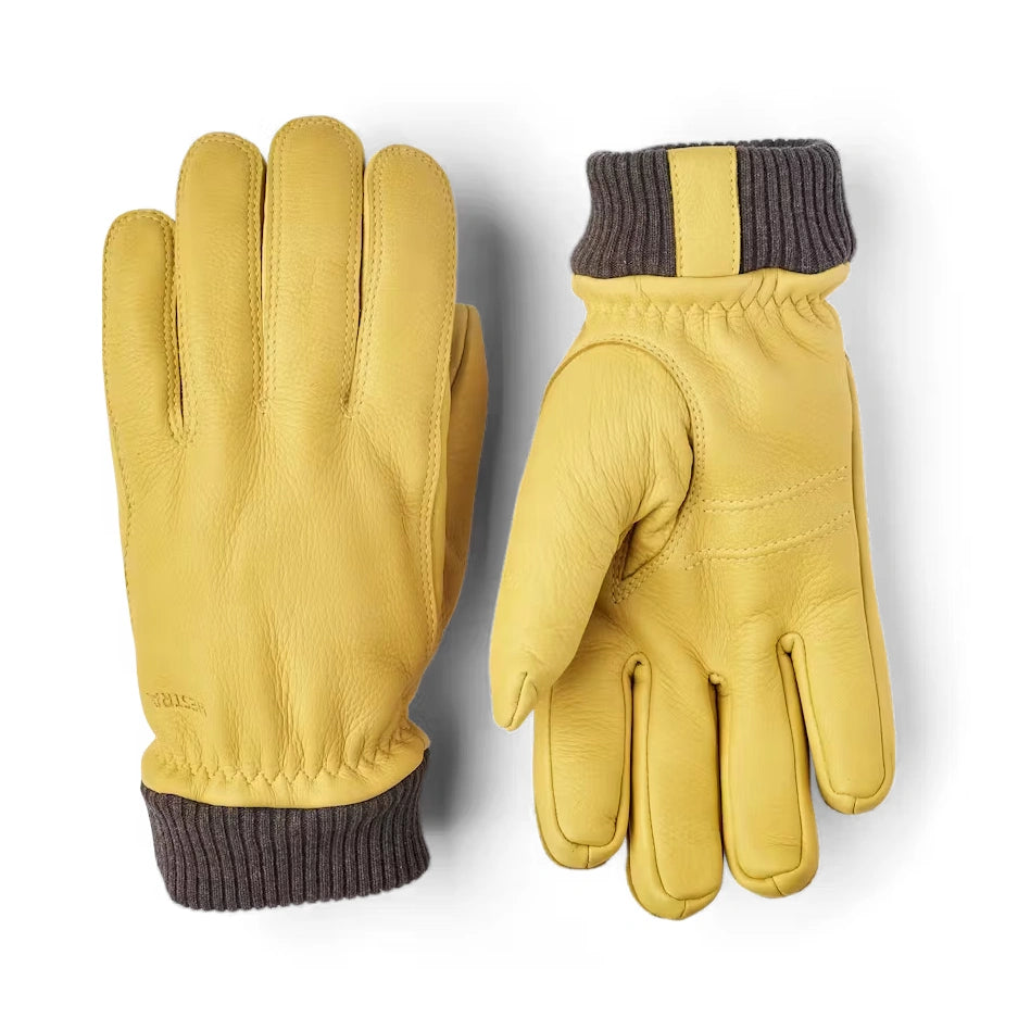 Tore Deerskin Gloves - Natural Yellow