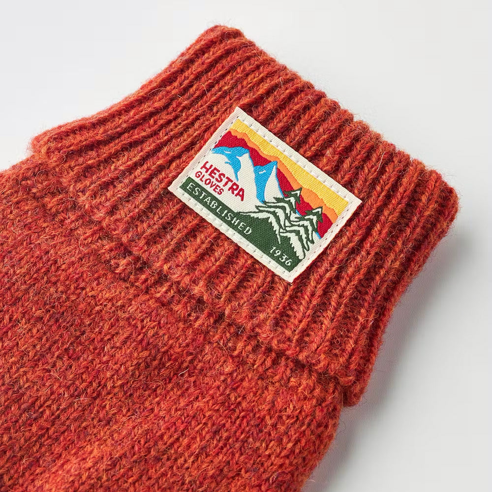 Raggwool Glove - Brick Red