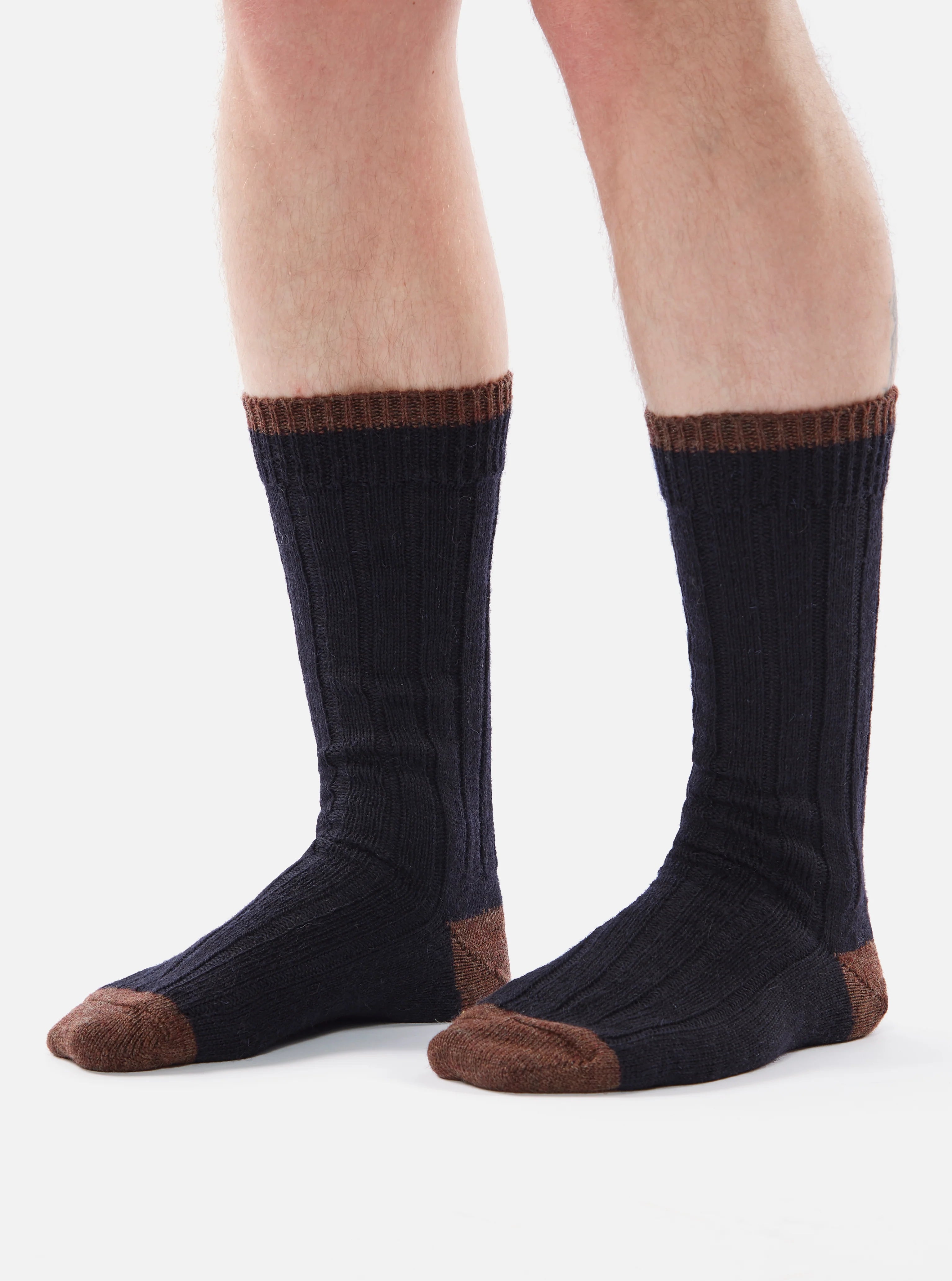 Hike Sock - Navy Wool