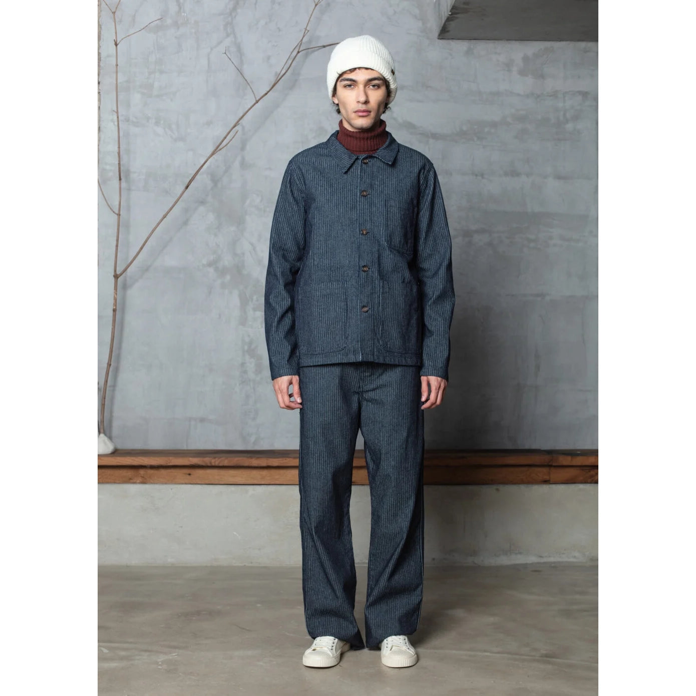 Pagol Woven Denim Trousers - Denim