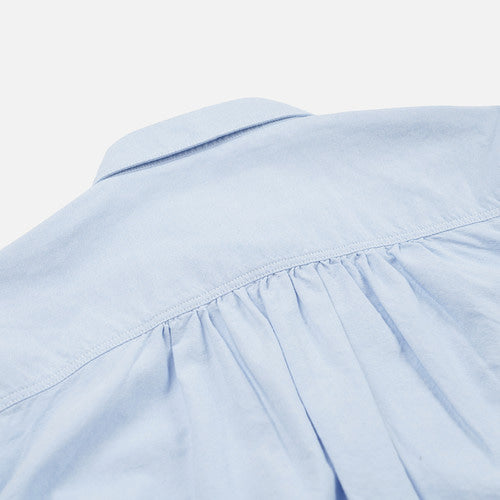 1920s Chambray Work Shirt - Blue