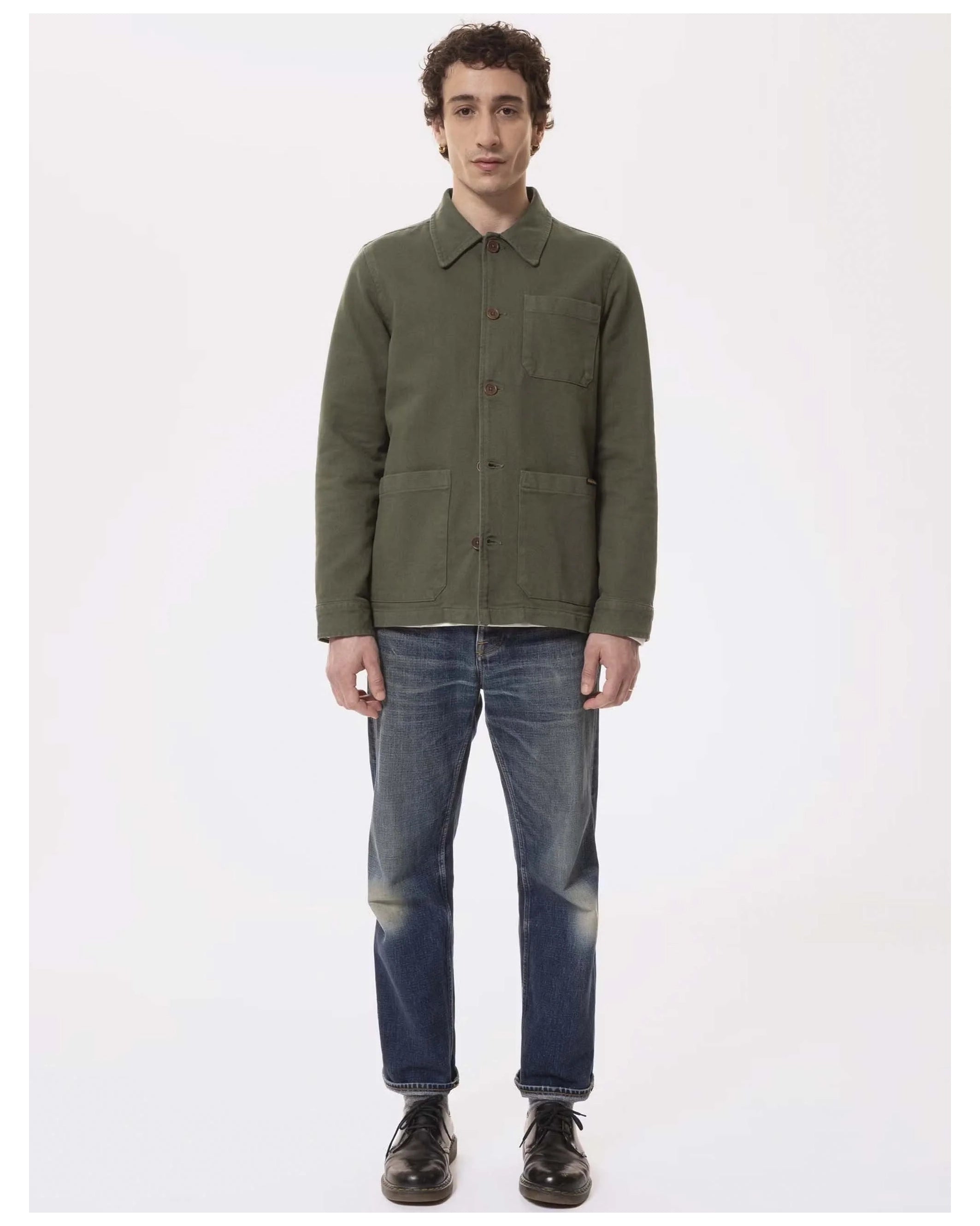 Barney Worker Jacket - Olive