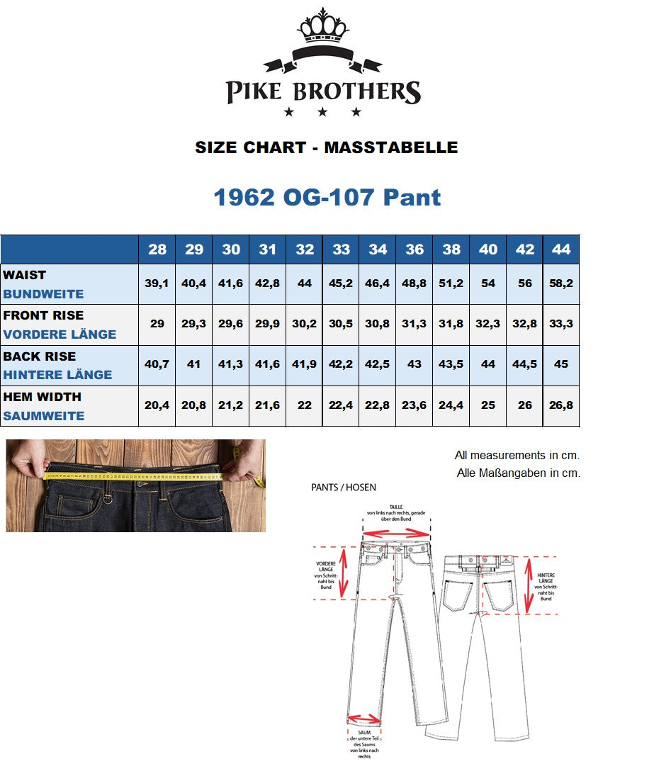 1962 OG-107 Pant - Olive