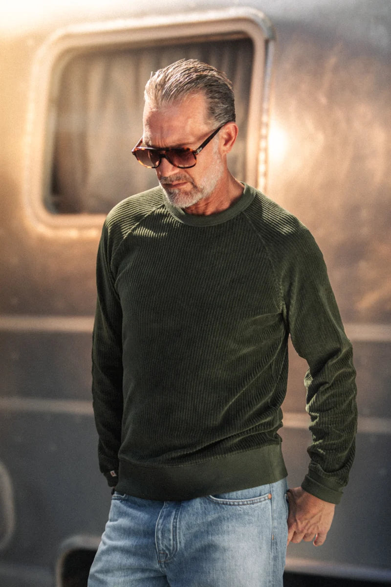 Masset Corduroy Sweatshirt - Green