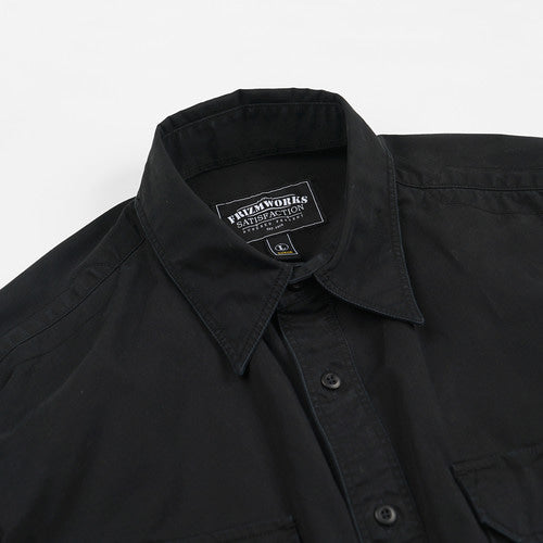 Chino Officer Shirt - Black