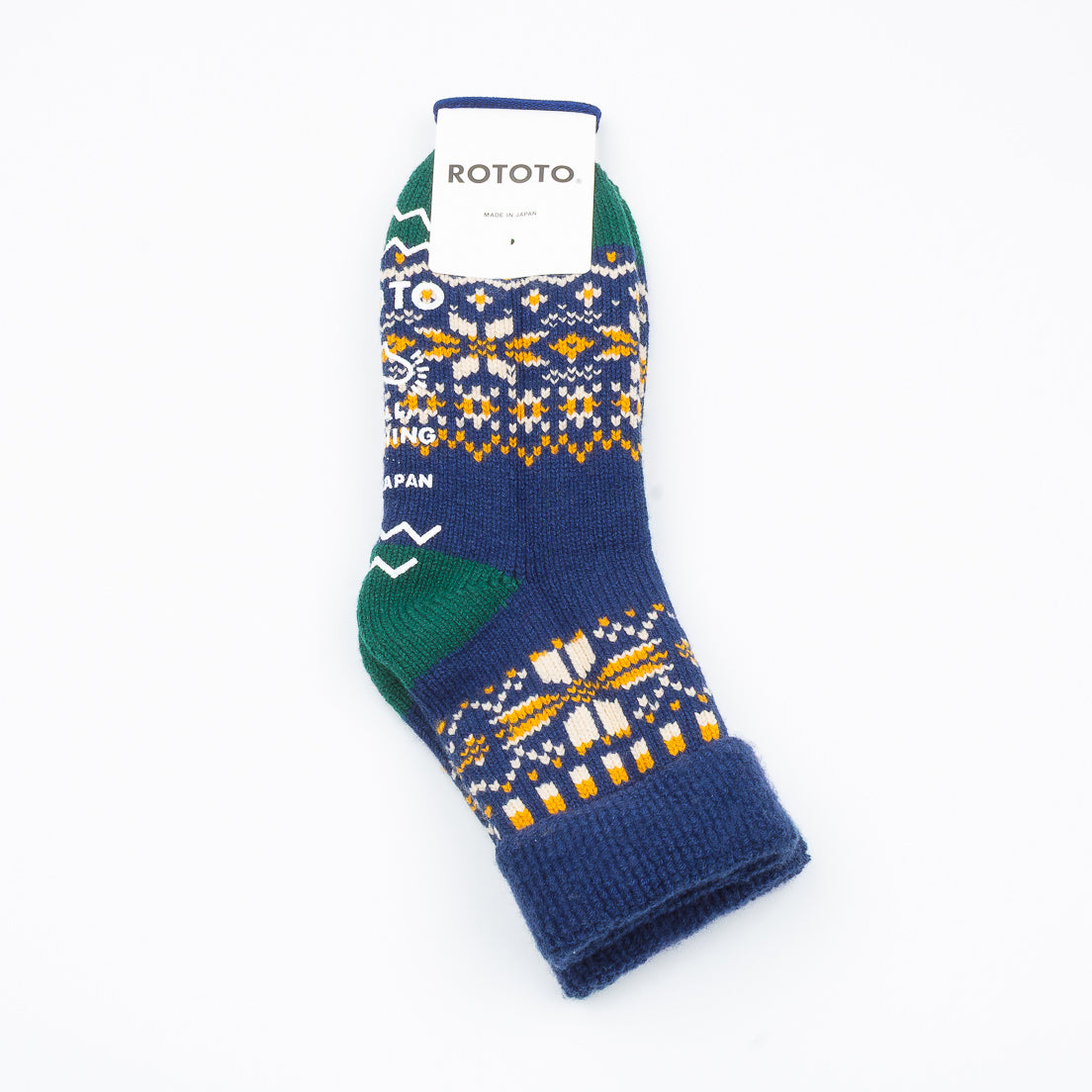 Comfy Room Socks - Snowflake Navy