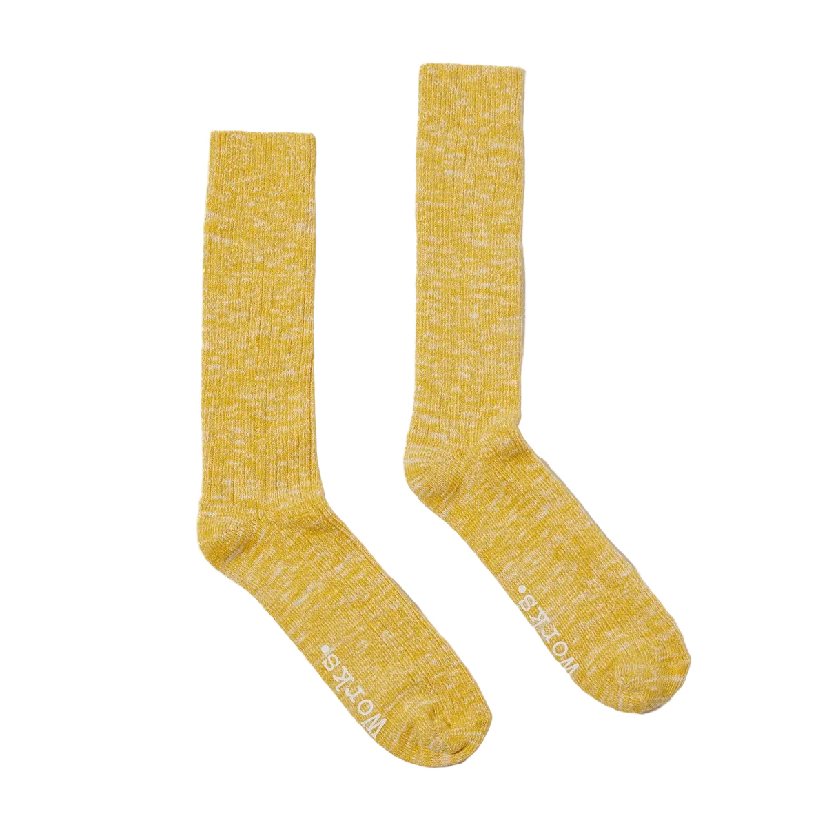 Slub Sock - Yellow Slub Knit