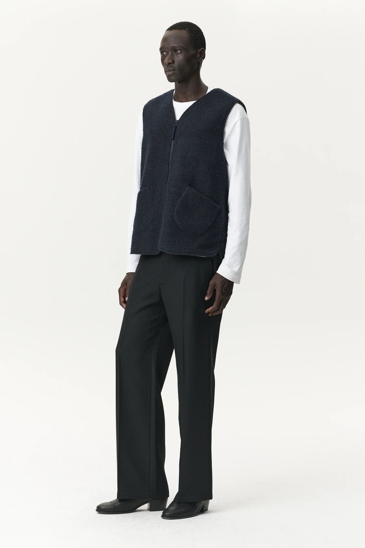 G-Lait Bonded Fleece - Navy