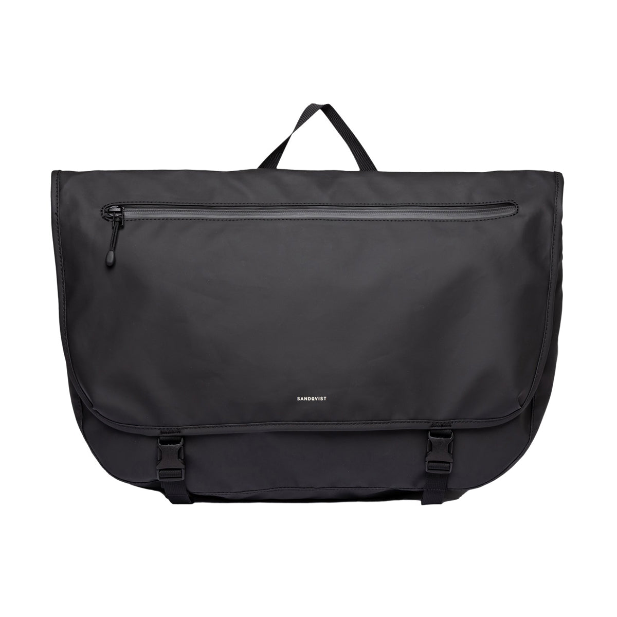 Stream Crossbody Messenger Bag - Black