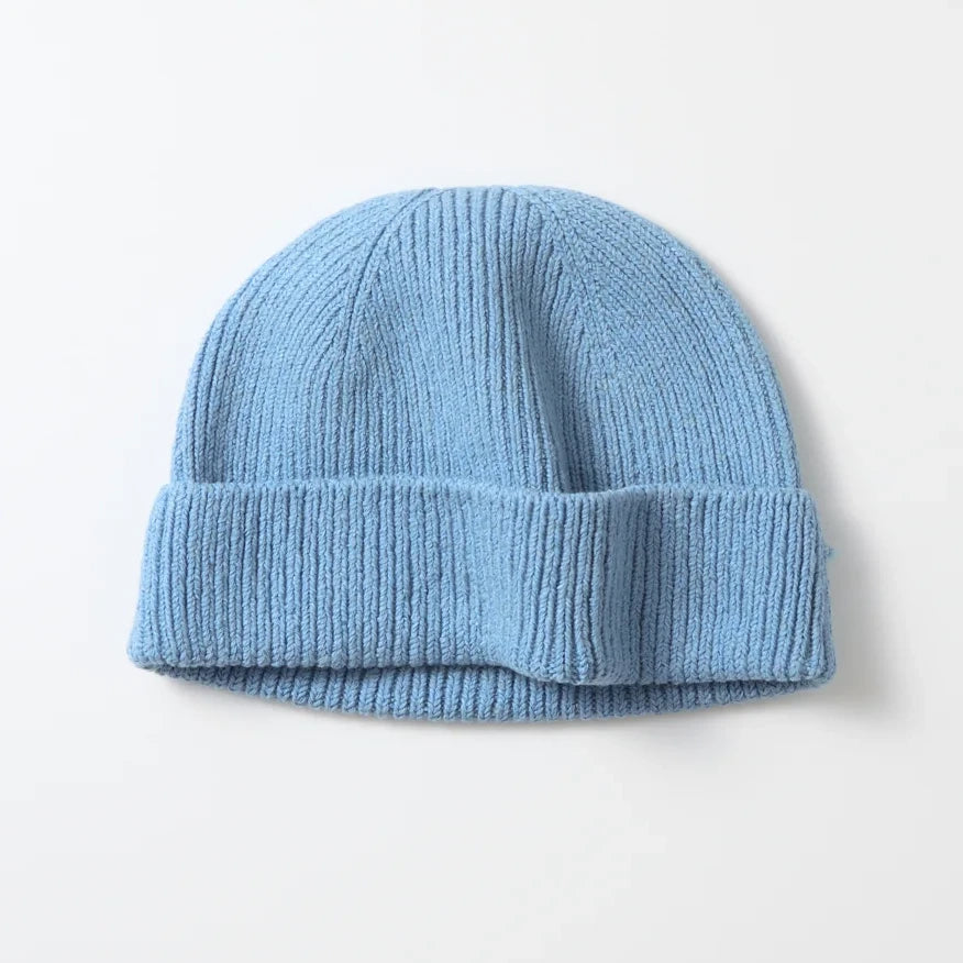 Washi/Recycled Beanie - Sax