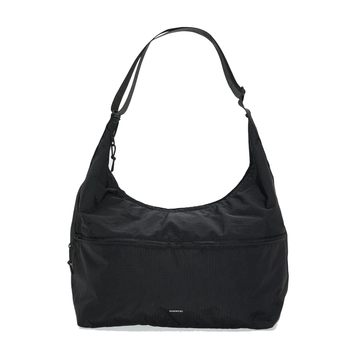 Grid Shoulder Bag - Black