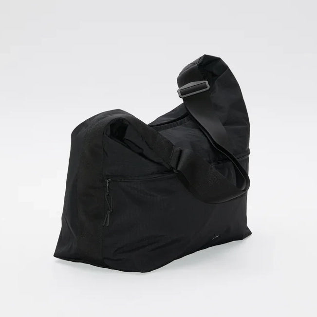 Grid Shoulder Bag - Black