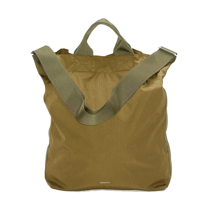 Grid Shopper Bag - Olive