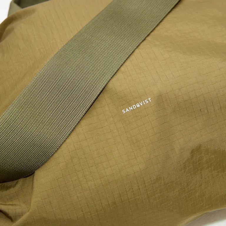 Grid Shopper Bag - Olive