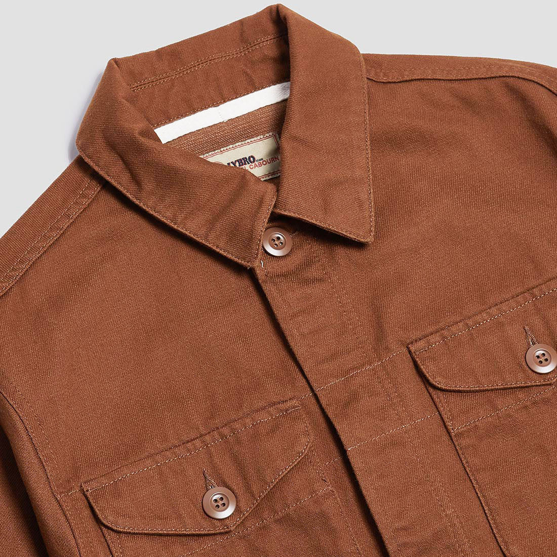 Short Jacket Heavy Cotton - Brown