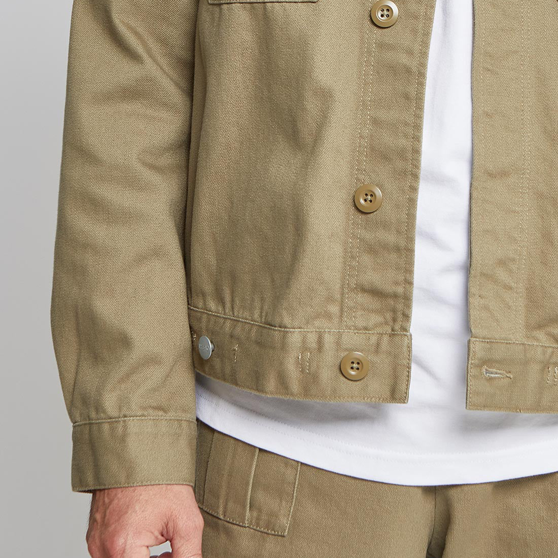 Short Jacket Heavy Cotton - Army