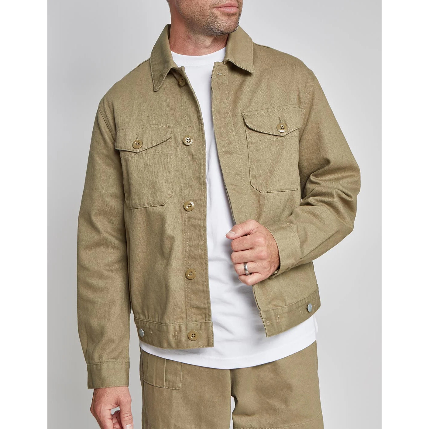 Short Jacket Heavy Cotton - Army