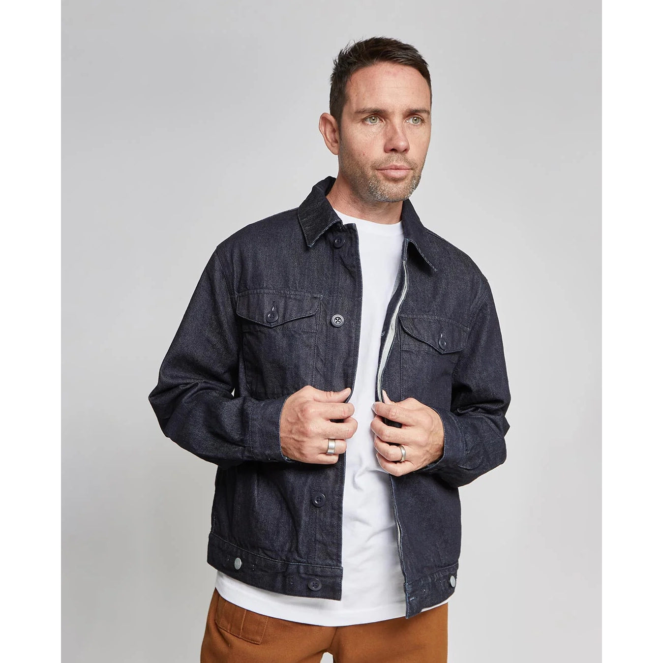 Short Jacket Denim - Indigo