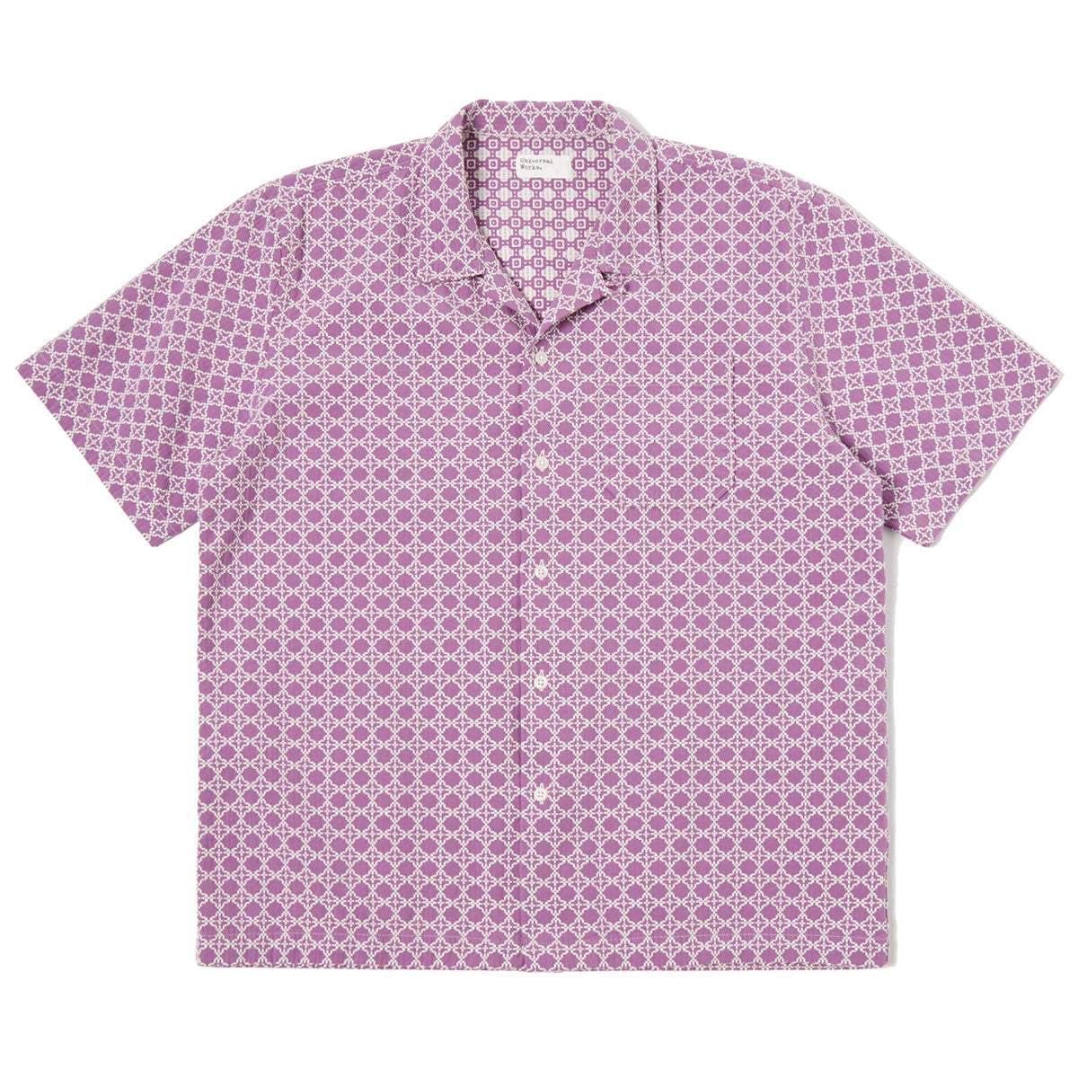 Road Shirt - Lilac Tile Cotton