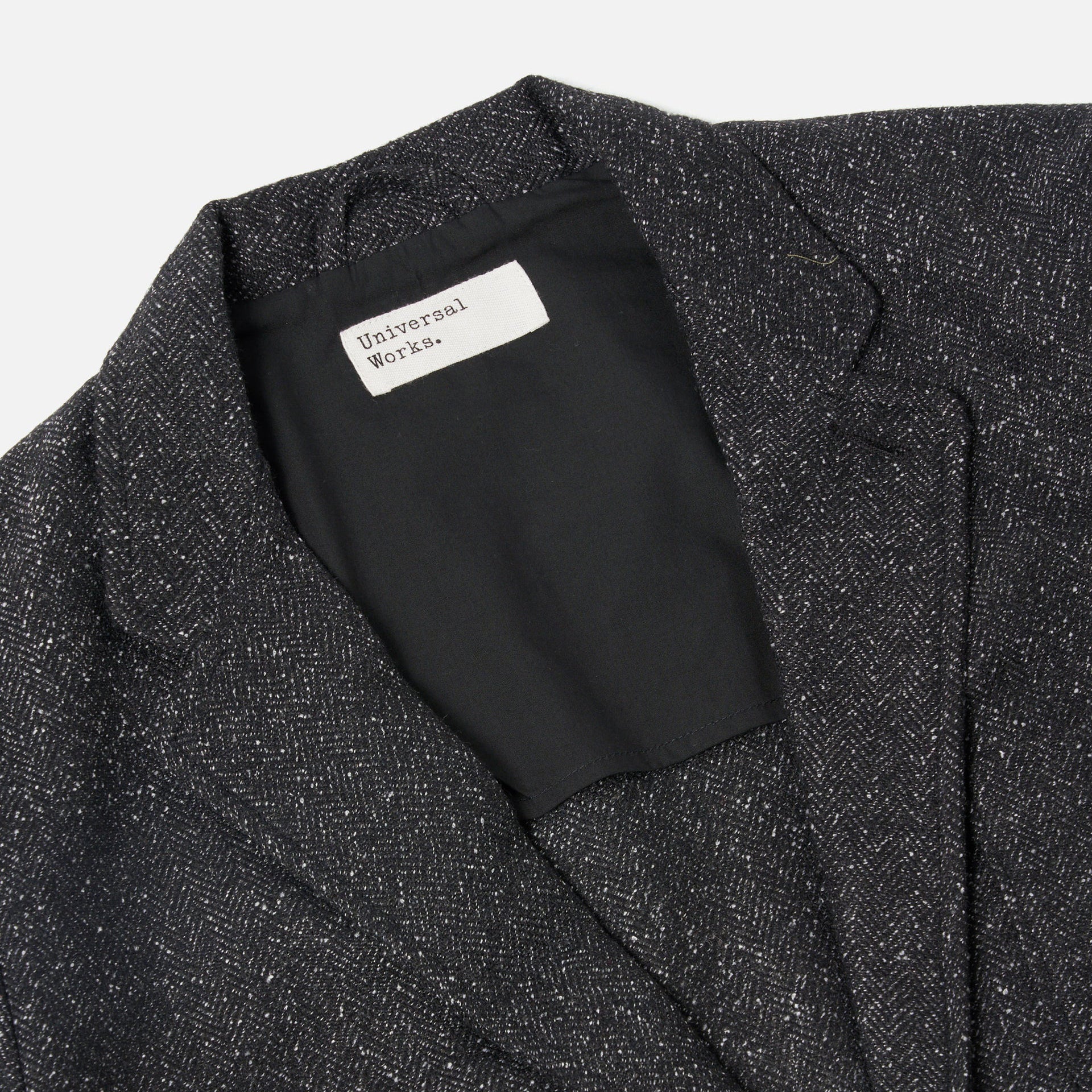 Two Button Jacket - Black Levisham Wool