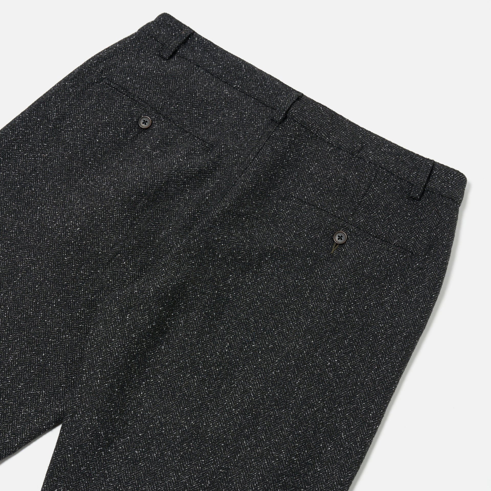 Military Chino - Black Levisham Wool Mix