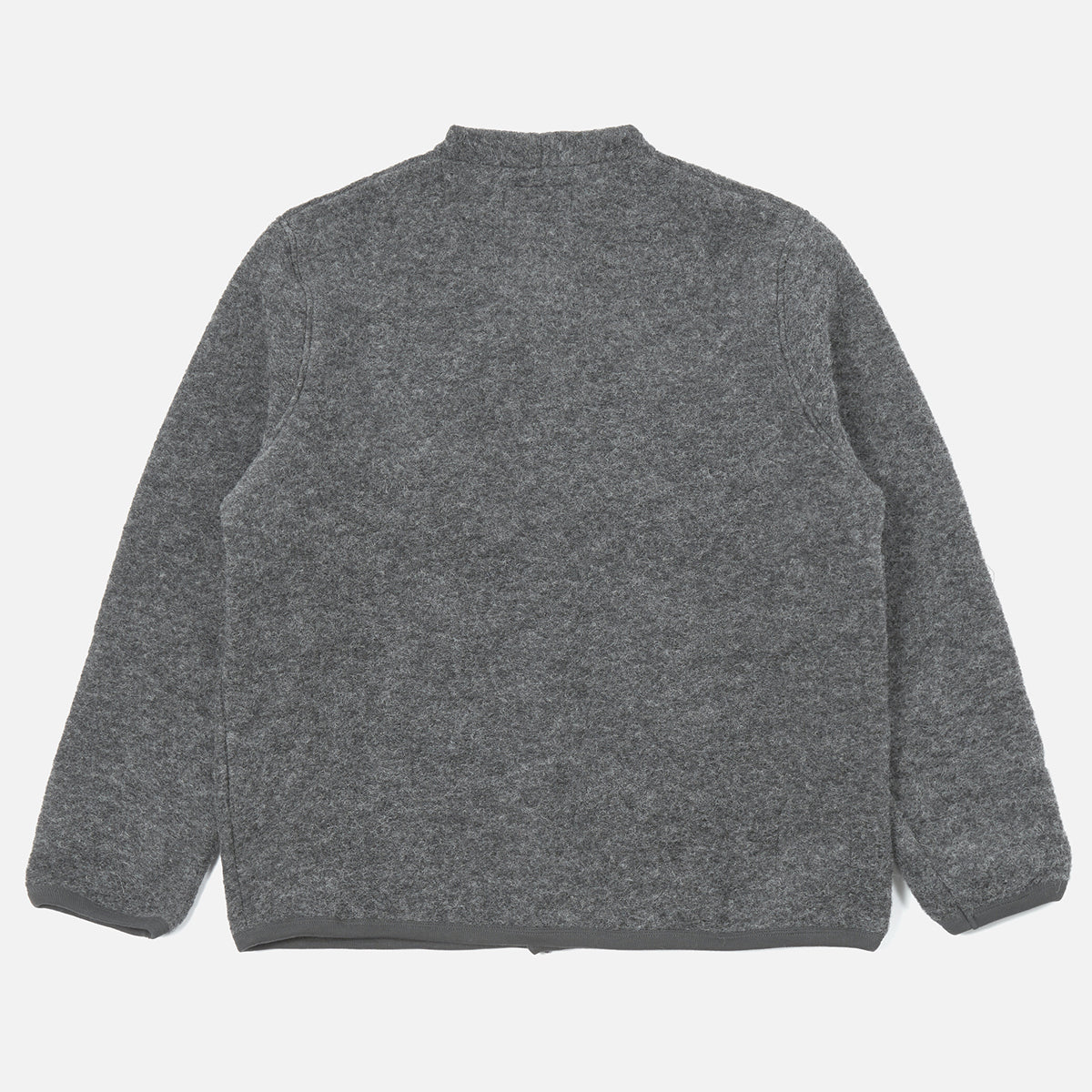 Cardigan - Grey Marl Wool Fleece