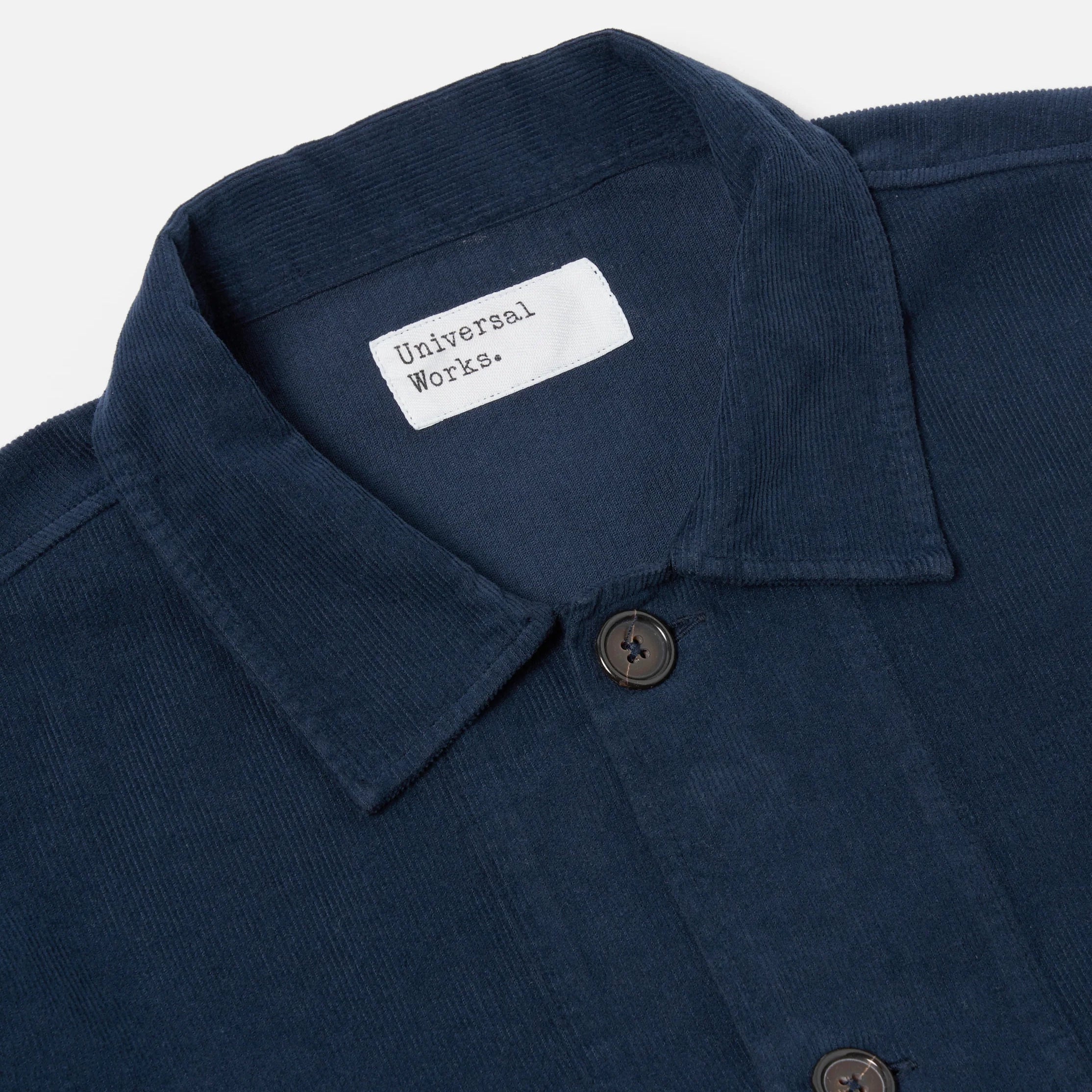 Bakers Overshirt - Navy Fine Cord