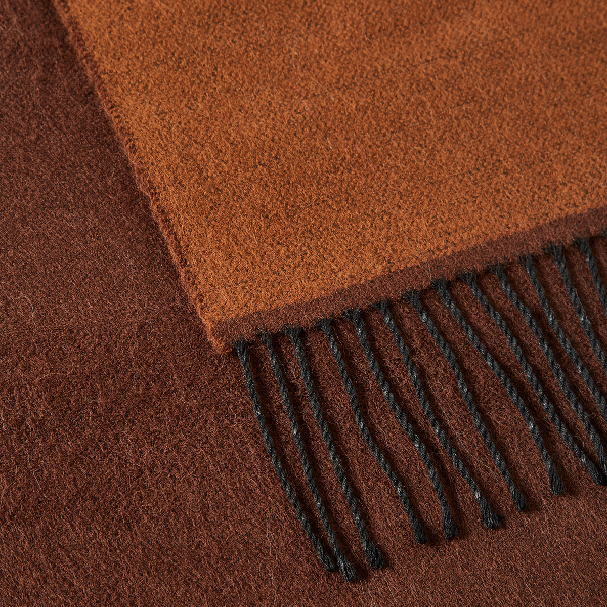 Scarf - Double Sided Brown