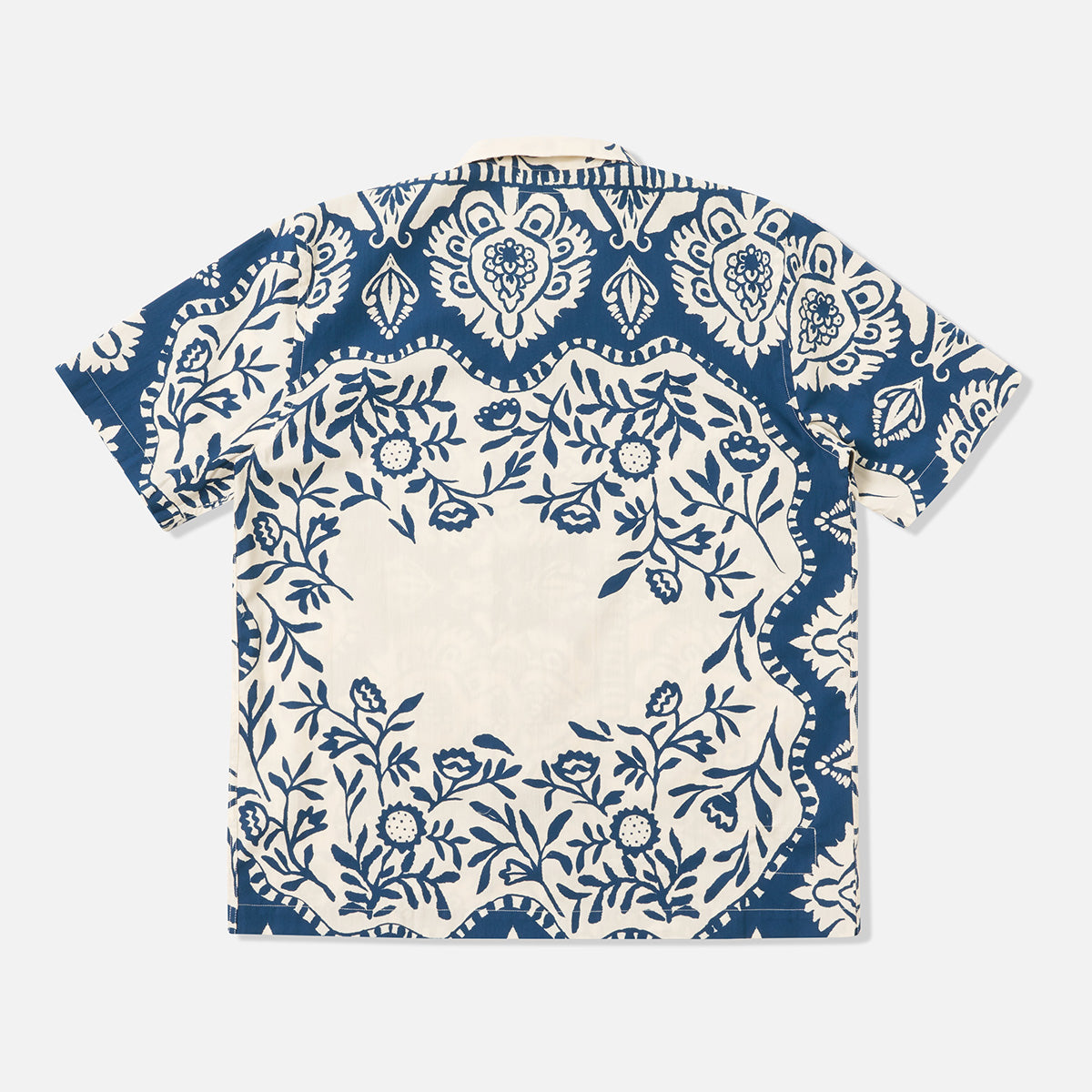 Road Shirt - Navy Island Cot Print