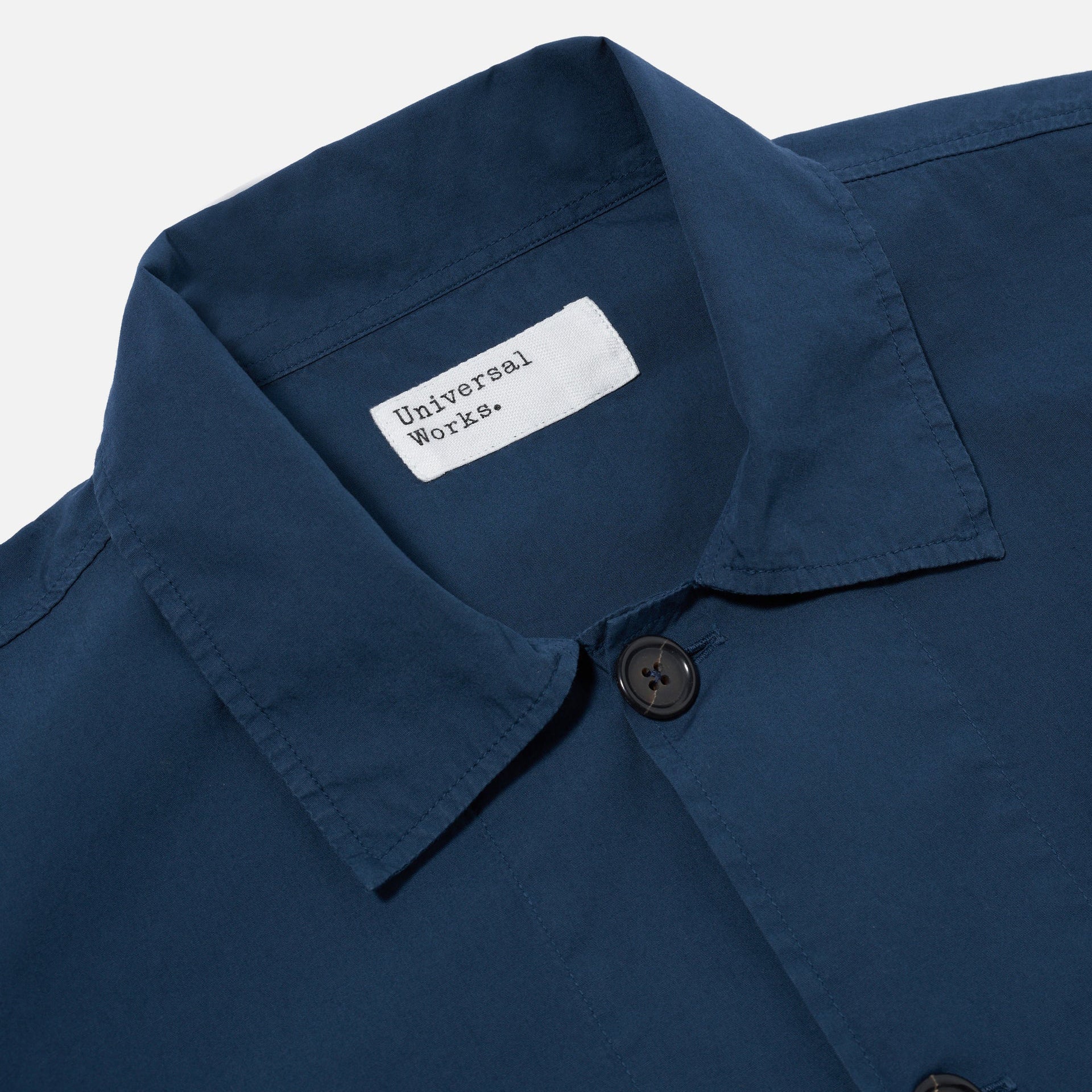 Bakers Overshirt - Blue Fine Poplin