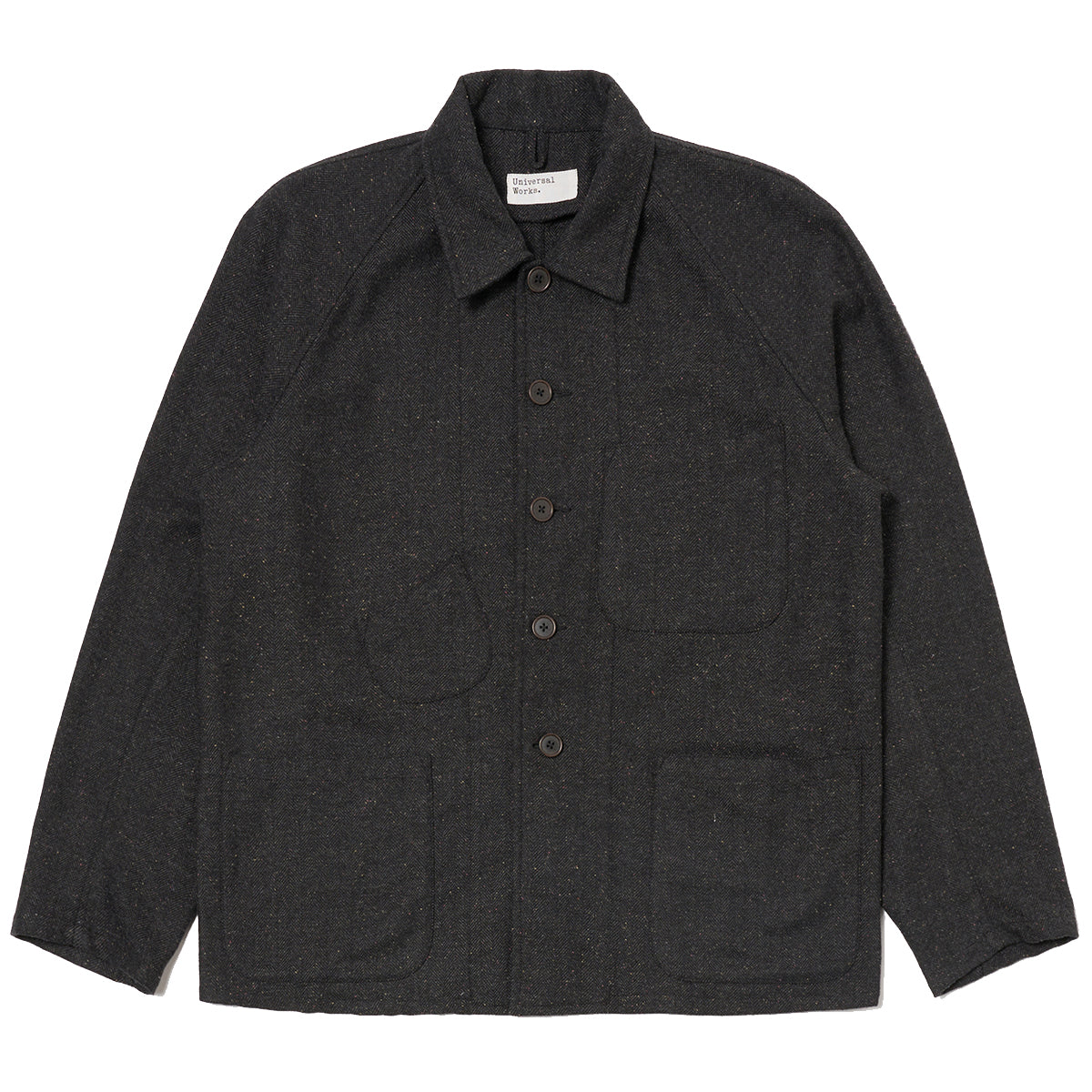 Station Jacket - Black Salt N Pepper Tweed