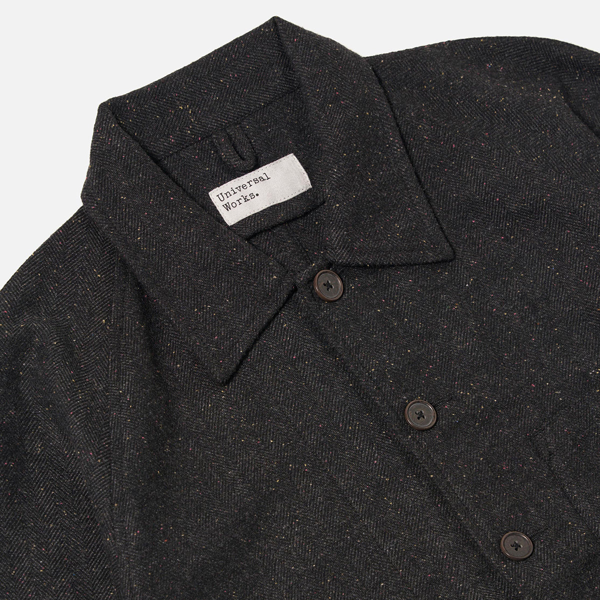 Station Jacket - Black Salt N Pepper Tweed