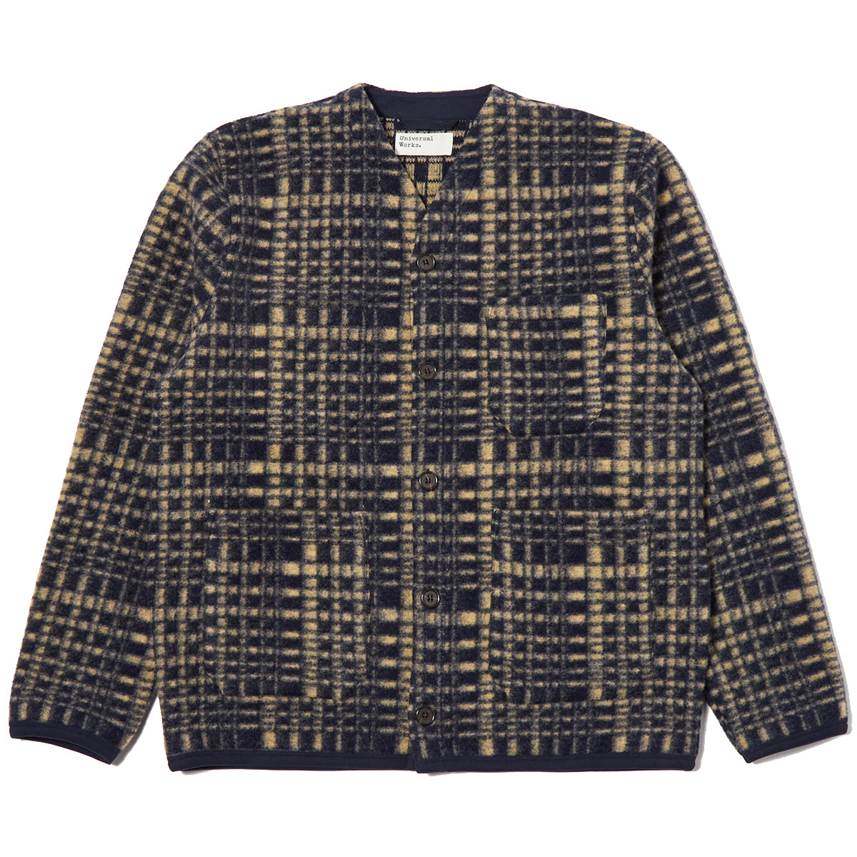 Cardigan - Navy Telepass Fleece