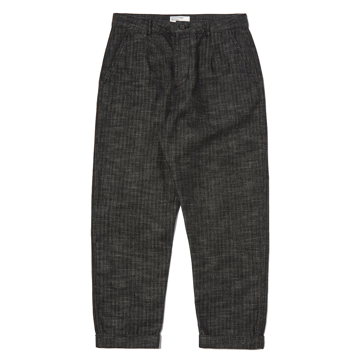 Super Chino - Black Cotton Denim