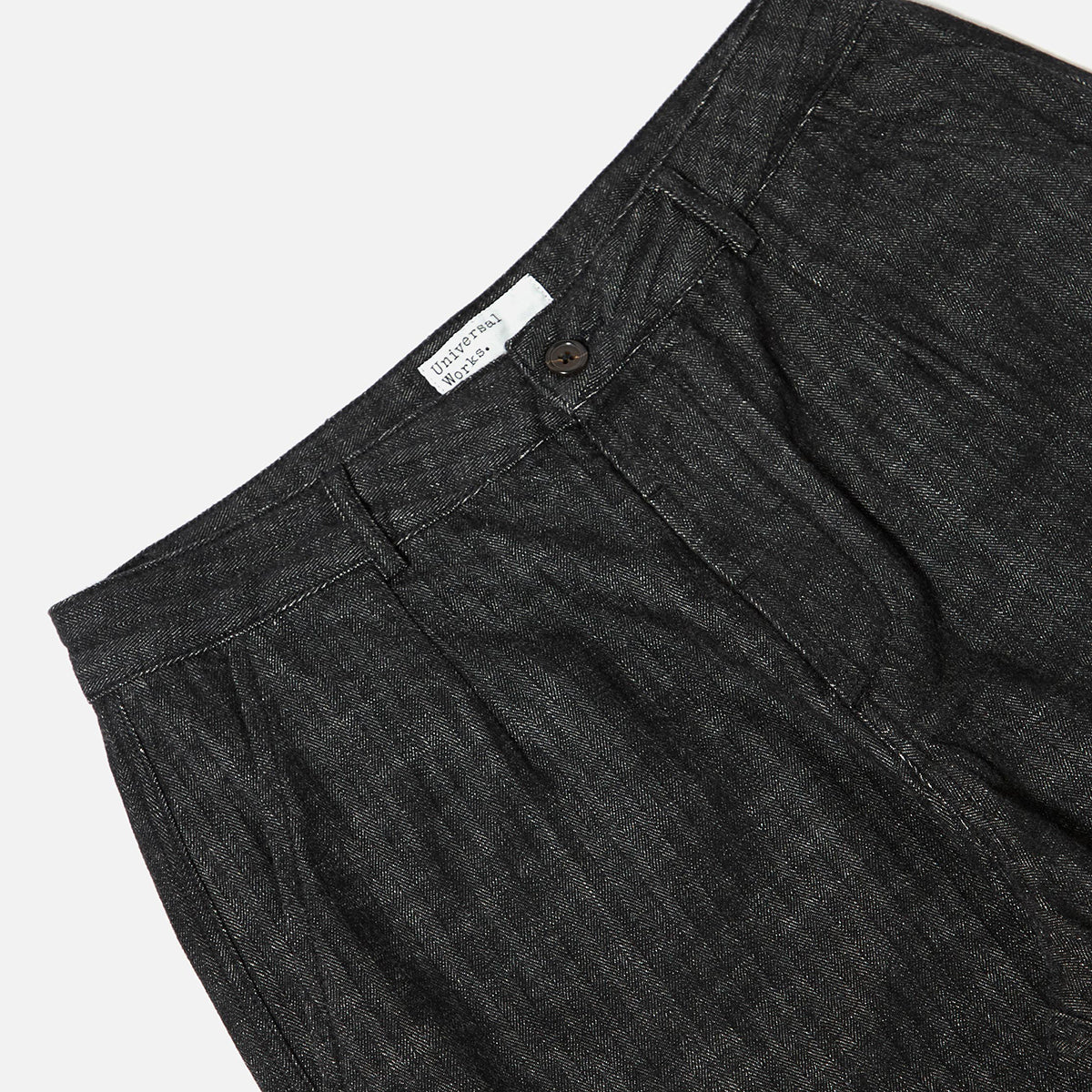 Super Chino - Black Cotton Denim