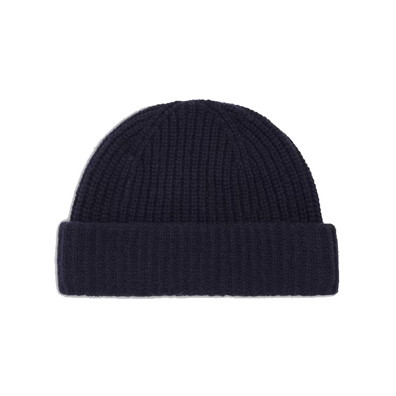 Sailor Wool Blend Beanie - Navy Blue