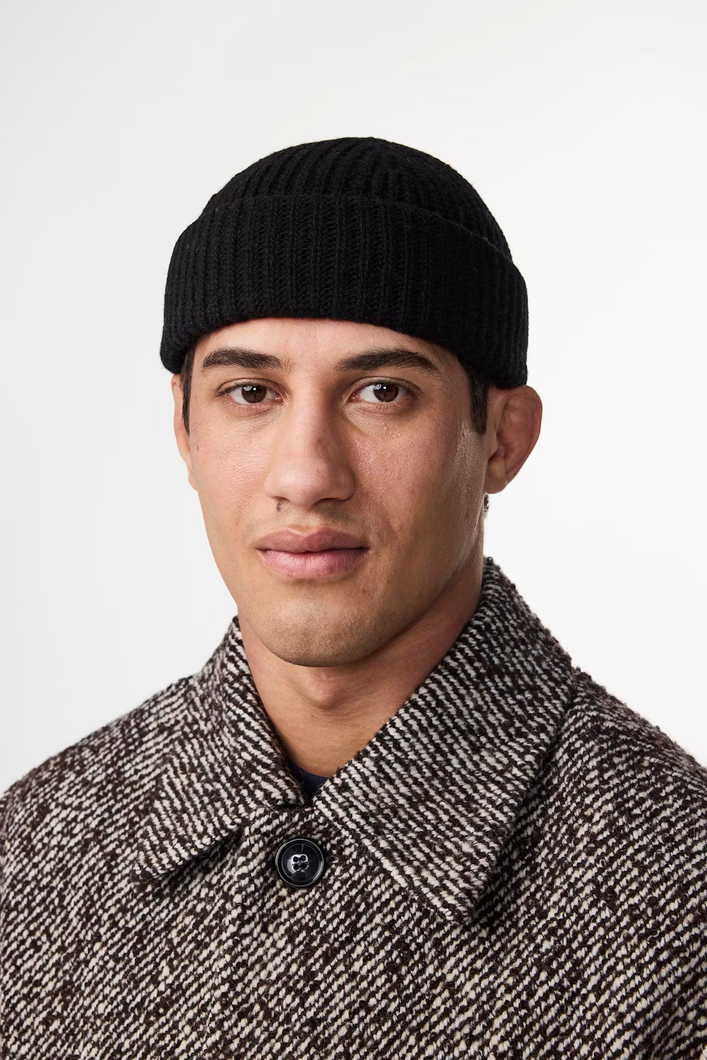 Sailor Wool Blend Beanie - Black