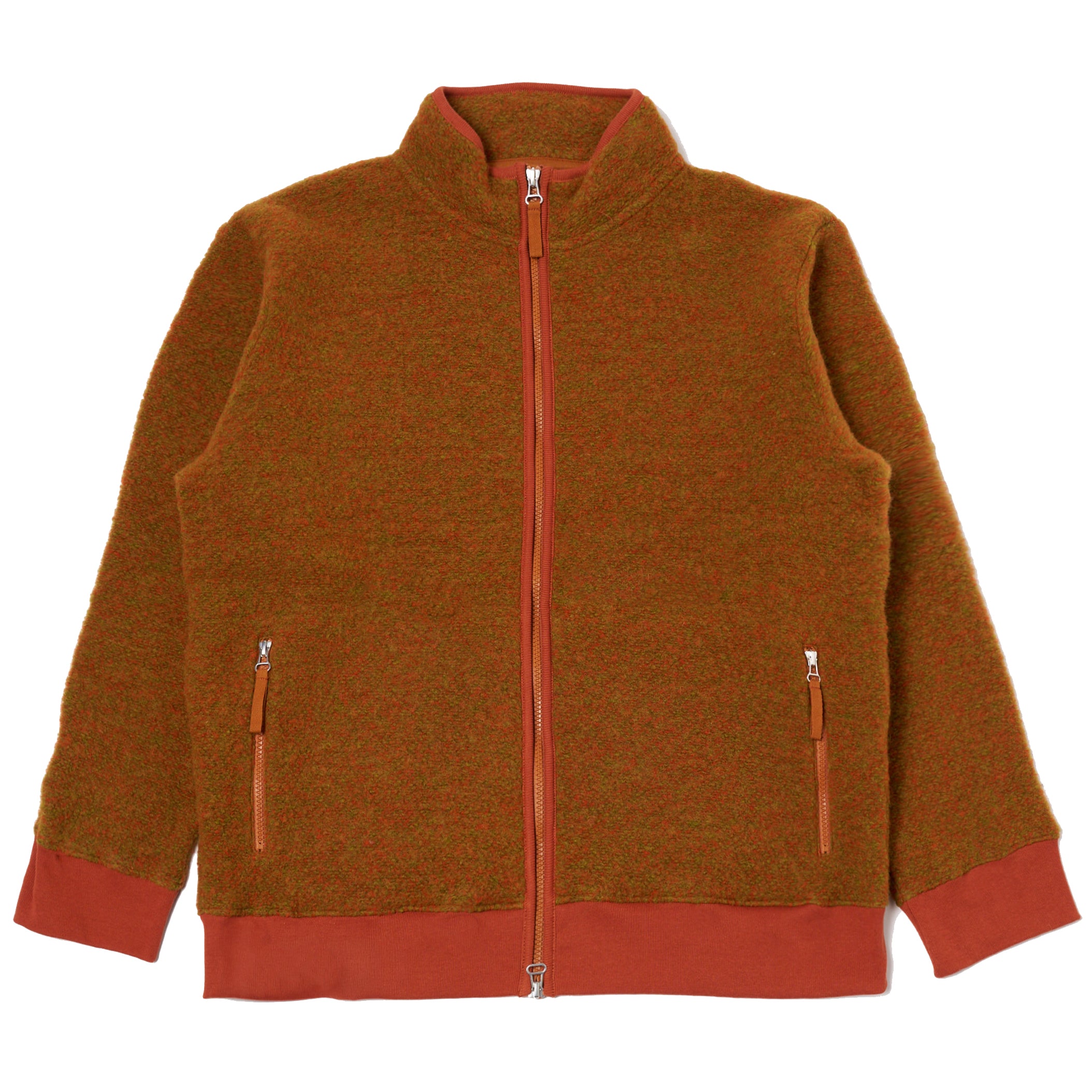 Climbing Jacket - Orange Six Wool Fleece