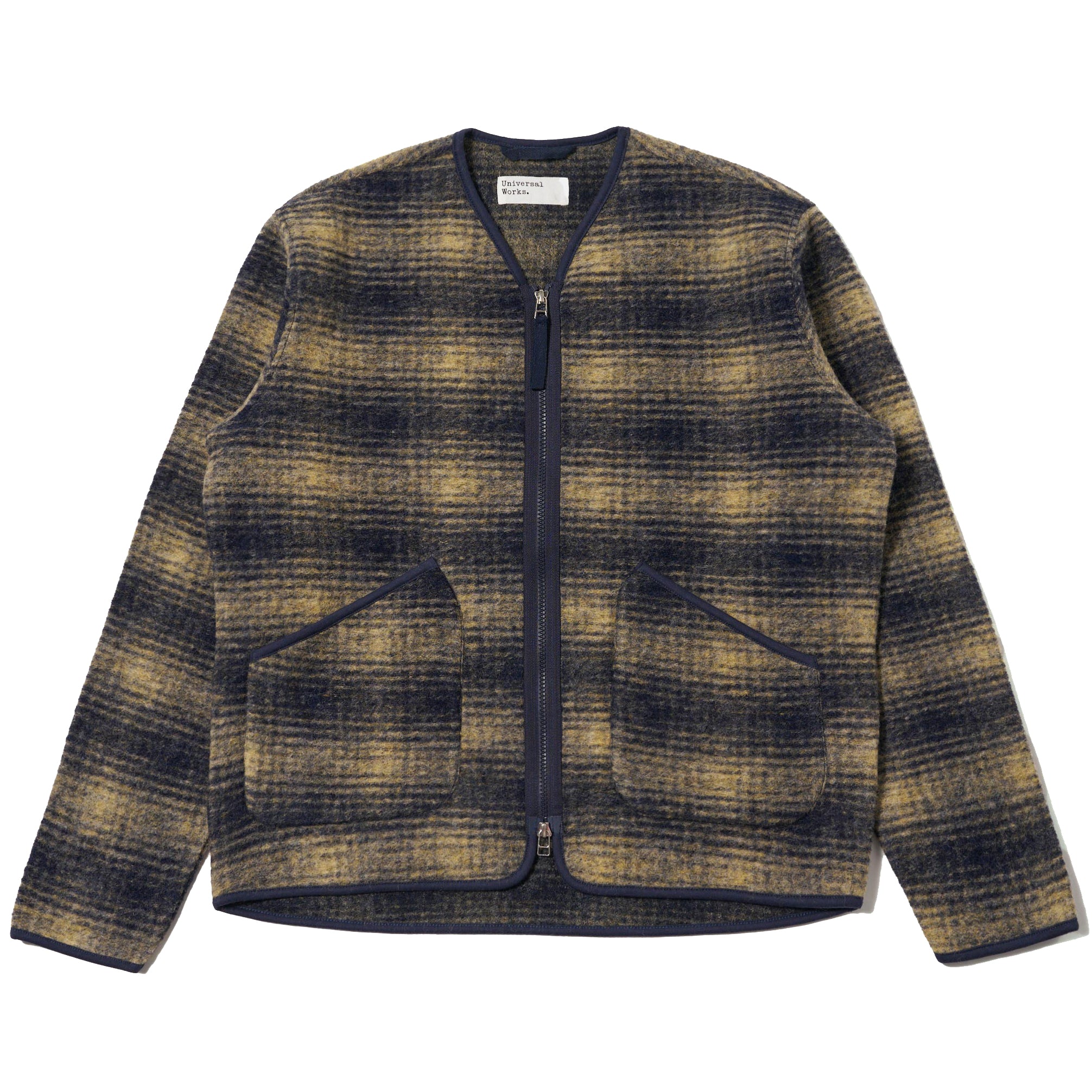 Zip Liner Jacket - Navy Uist Fleece