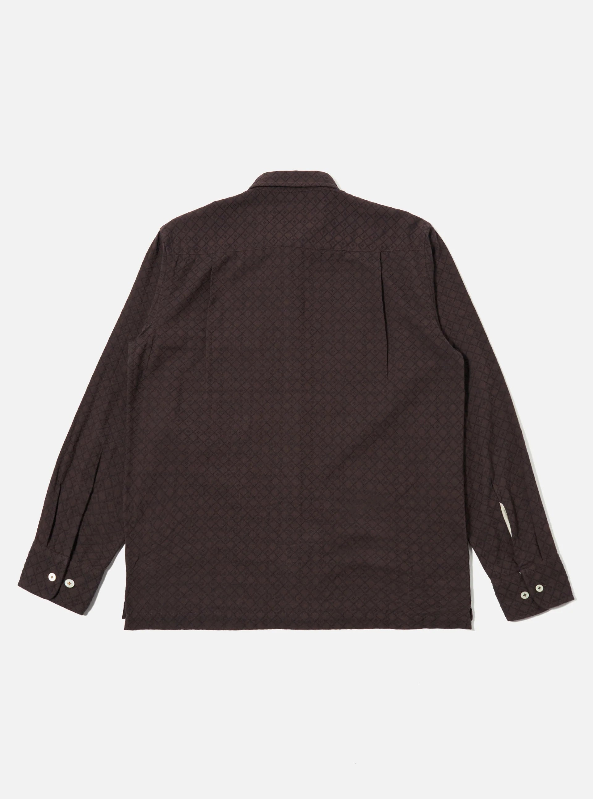 Lucky Shirt - Brown Diamond Dobby