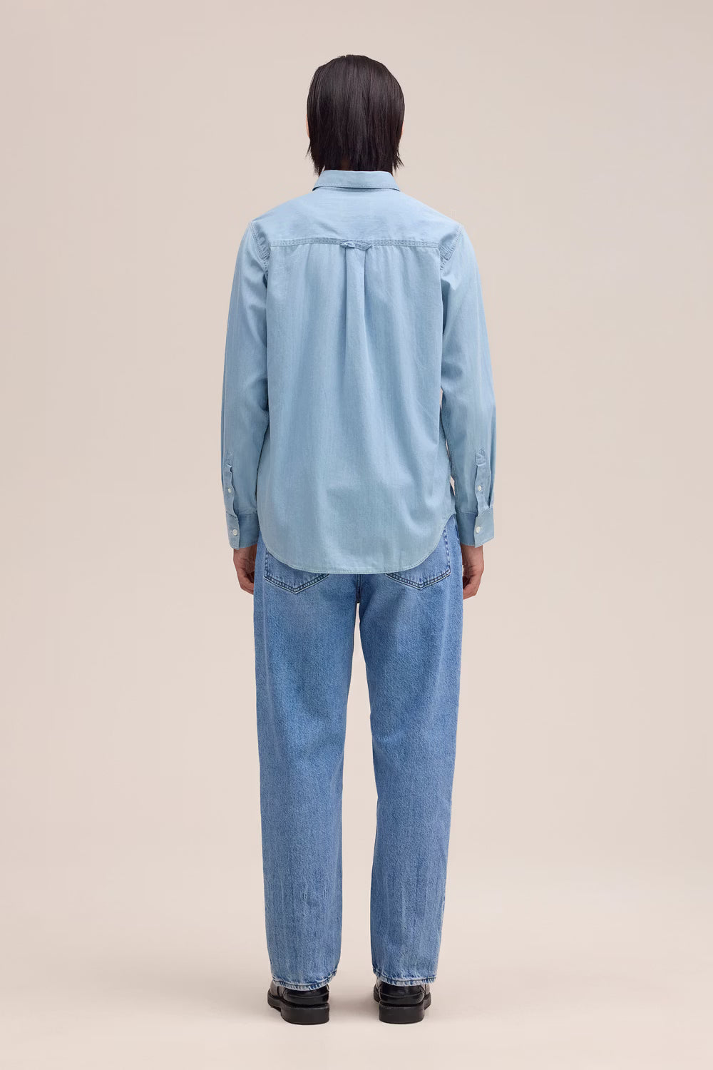 Colby Shirt - Bleach Indigo
