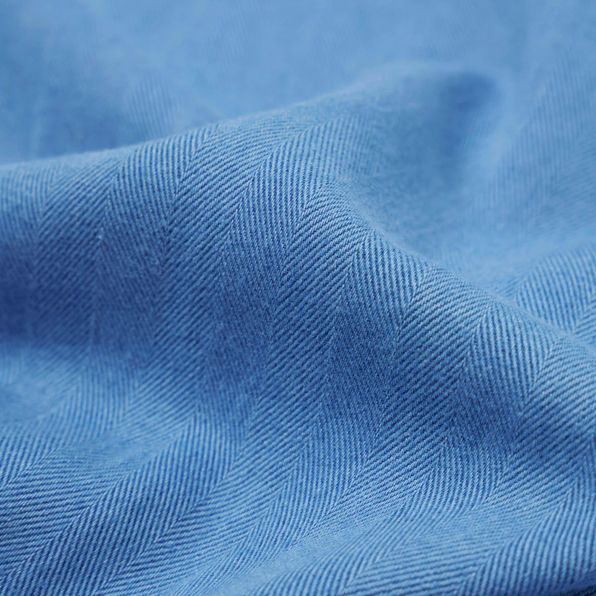 Bakers Overshirt - Washed Indigo Herringbone Rec