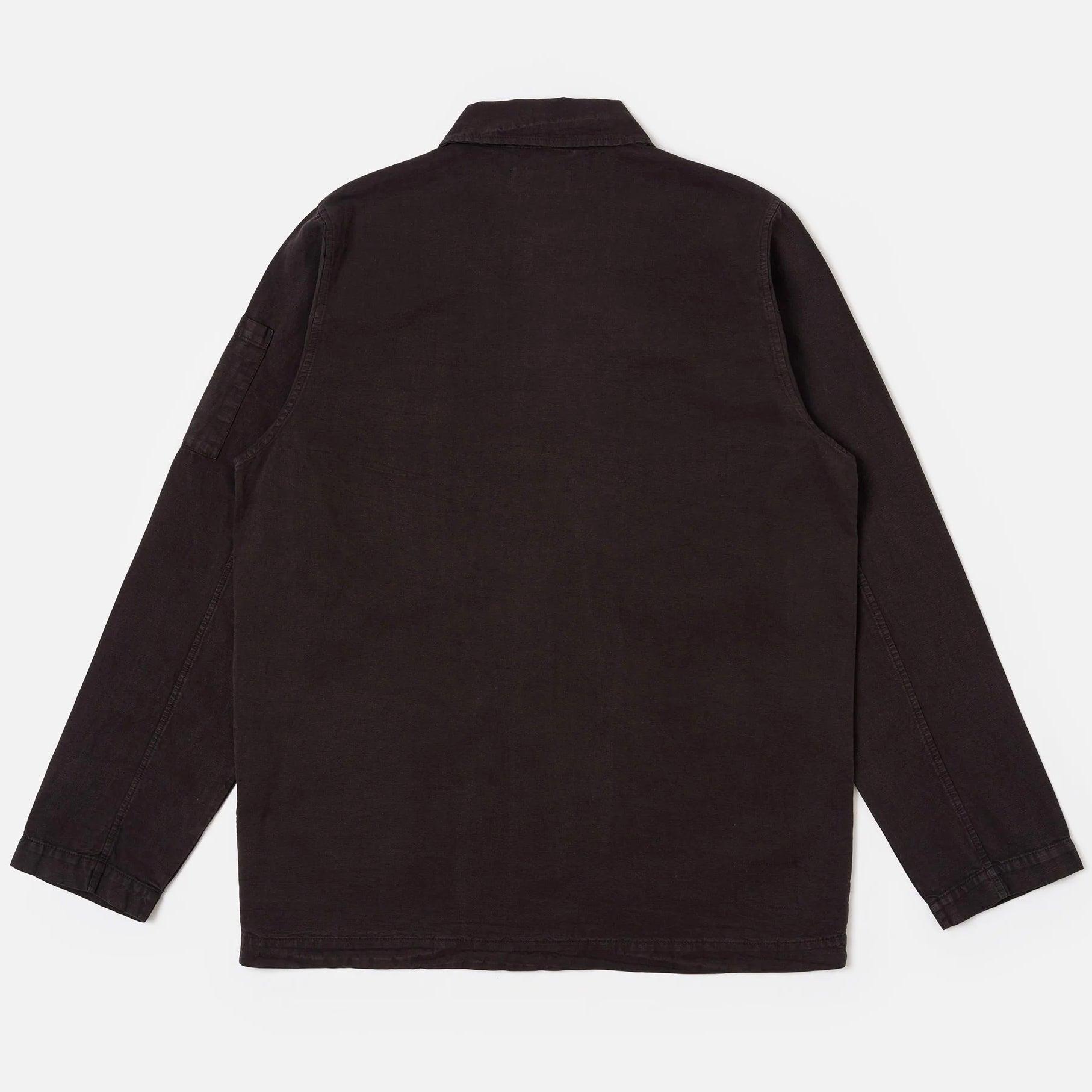 Coverall Jacket - Licorice Lyo Linen Mix