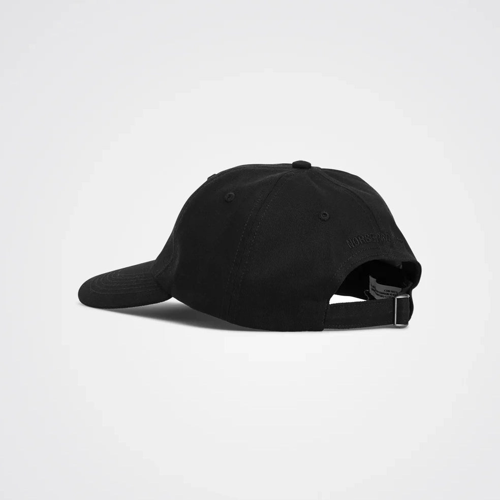 Twill Sports Cap - Black