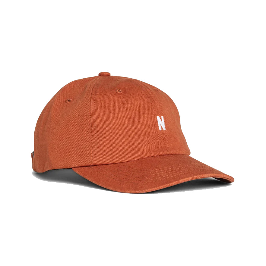 Twill Sports Cap - Burnt Ochre